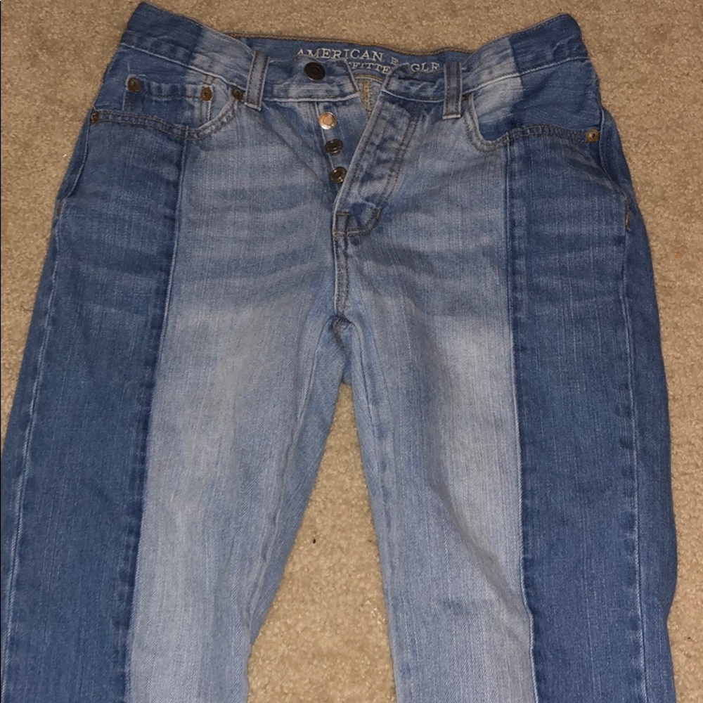 American eagle two tone jeans